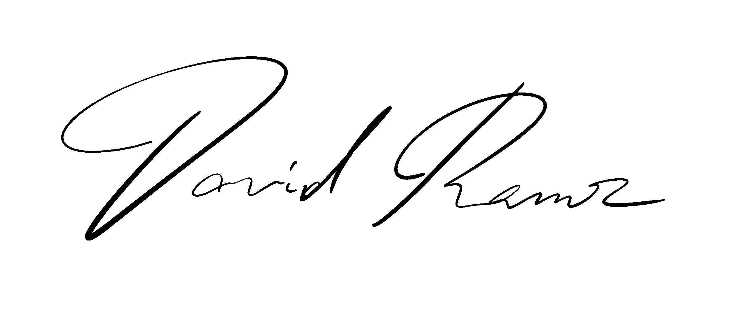 david ramos logo negro